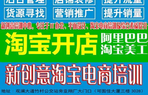电子商务美工运营专业